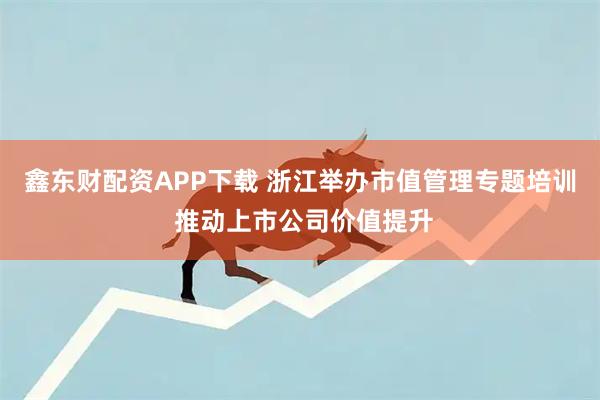 鑫东财配资APP下载 浙江举办市值管理专题培训 推动上市公司价值提升